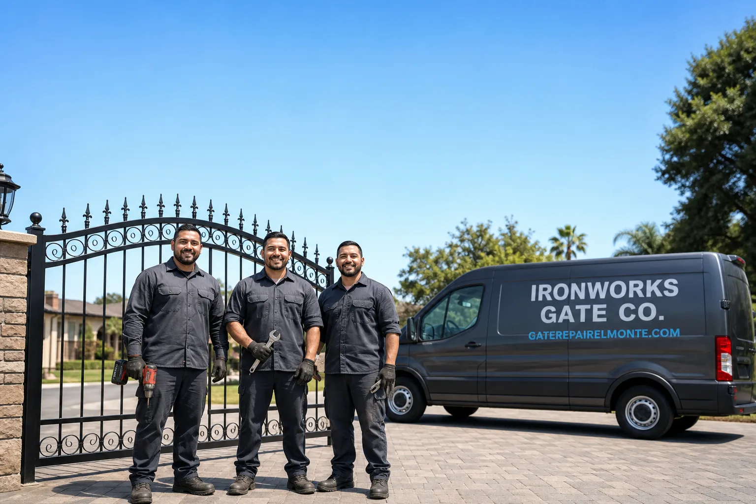 Gate Motor & Opener in El Monte, CA | Ironworks Gate Co.